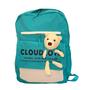 Imagem de Mochila escolar ursinho embutido cloud love fofo reforçada