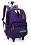 Imagem de Mochila Escolar Wandinha Rodinhas Luxcel Roxo MC47264WD-RX