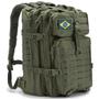 Imagem de  Mochila Esportiva Tática Militar Impermeavel Masculina Feminina 50L Viagem Academia Camping Trilha Acabamento Reforçado Multifuncional 