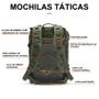 Imagem de  Mochila Esportiva Tática Militar Impermeavel Masculina Feminina 50L Viagem Academia Camping Trilha Acabamento Reforçado Multifuncional 