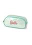 Imagem de Mochila + Estojo Duplo Oficial BARBIE Metalizado Verde Luxcel