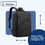 Imagem de Mochila Executiva Com Entrada Para Cabo Usb Cor Preto