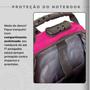 Imagem de Mochila Executiva Notebook Trava Cabo de Aço Grande Resistente Escolar Faculdade Viagem Reforçada Anti furto