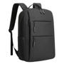 Imagem de Mochila Executiva Preta Masculina Lisa P/ Laptop Clio Style