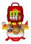 Imagem de Mochila Fast Food Delivery Brinquedo De Plástico Comidinha