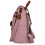 Imagem de Mochila Feminina Bolsa de Mão Casual Dia a Dia Média Basica Espaçosa Moda Blogueira Vira Bolsa 2 em 1 Multifuncional