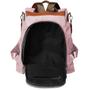 Imagem de Mochila Feminina Bolsa de Mão Casual Dia a Dia Média Basica Espaçosa Moda Blogueira Vira Bolsa 2 em 1 Multifuncional
