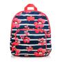 Imagem de Mochila Feminina Bolsa Escolar Pequena Costas Casual Juvenil Adulto Menina Mulher Estampa Flores Floral