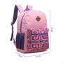 Imagem de Mochila Feminina Bolsos Laterais 2 Compartimentos Frontais Estampas Sortidas Espaçosa Confortavel Yepp MF8159