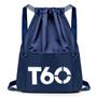 Imagem de Mochila Feminina Estilo Saco Com Fechamento Cordão Resistente Esportes Academia Futebol Treino Reforçada(Azul)