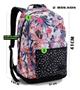 Imagem de Mochila Feminina Juvenil Costas Flores Bolinhas Dl1285