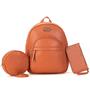 Imagem de Mochila Feminina Kit Bolsa Transversal Redonda e Necessaire Star Shop