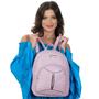 Imagem de Mochila Feminina Kit Bolsa Transversal Redonda e Necessaire Star Shop