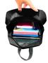 Imagem de Mochila Feminina Nylon Pilula Caveira Estampada Personalizada Resistente Grande Escolar Faculdade Bolsa Trabalho Viagem Mala Masculina