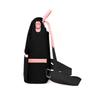 Imagem de Mochila Feminina Vira Bolsa Colorida Moderna Juvenil Sistema de Fechamento Antiroubo Segura Prática 2 em 1 Resistente