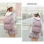 Imagem de Mochila feminina Wokex Jiang Hao de nylon com capacidade de 20-35L