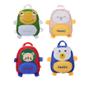 Imagem de Mochila fofa infantil formato de bichinhos happy resistente