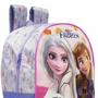 Imagem de Mochila Frozen Escolar Infantil Costas G Tam 41cm x 32cm Cor Lilas