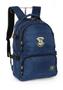 Imagem de Mochila harry potter de costas para laptop azul oficial