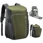 Imagem de Mochila Impermeável para Câmera K&F Concept - 25L com Capa de Chuva para Notebook de 15,6"