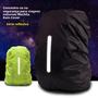 Imagem de Mochila Impermeável Reflexiva Capa De Chuva Para Ciclismo Noturno Acampamento Caminhadas 10-70L Luz