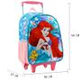 Imagem de Mochila Infantil Ariel Sereia Princesa Escolar G Rodinhas