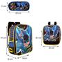 Imagem de Mochila Infantil Batman Preta Menino Costas Toys 2U