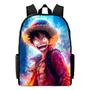 Imagem de mochila infantil bolsa escolar one piece  varias estampas desenhos animados