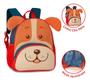 Imagem de Mochila Infantil Clio Pets Bichinhos Zoo Animais Escolar de Costas