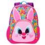 Imagem de Mochila Infantil Coelho Coelhinho Kids Costas Tam M Escolar