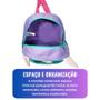 Imagem de Mochila Infantil Com Alças Ajustáveis Reguláveis Crianças Costas Feminina Menina Escolar Bolsa Creche Unicórnio Roxo