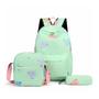Imagem de Mochila Infantil Com Bolsa Pequena E Estojo Kit Com 3 Peças