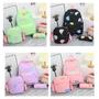 Imagem de Mochila Infantil Com Bolsa Pequena E Estojo Kit Com 3 Peças