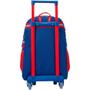 Imagem de Mochila Infantil com Rodinha College Panda Pipoca Azul Grande com Chaveiro