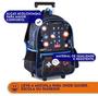 Imagem de Mochila Infantil Com Rodinha Game Player Interativa Com Luzes Game Start Escolar Menino Clio