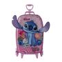 Imagem de Mochila Infantil com Rodinha Stitch Rosa - Maxtoy