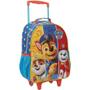 Imagem de Mochila Infantil com Rodinhas Patrulha Canina X1 14" com Bolsos e Carrinho