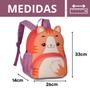 Imagem de Mochila Infantil Costas Escolar Passeio Pets Selva - Vários Modelos - Clio