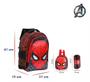 Imagem de Mochila Infantil Costas Homem Aranha Creche Menino Tam G