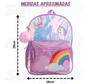 Imagem de Mochila Infantil Costas Menina Unicornio Glitter Escolar