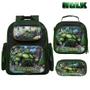 Imagem de Mochila Infantil de Costas Masculina Escolar Hulk Toys 2U