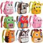 Imagem de Mochila Infantil De Desenho Animado 3d Com Animais, Bolsa Escolar Para Meninos E Meninas De 2 A 5