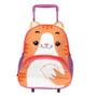 Imagem de Mochila Infantil de Rodinha Gato com Alça Retrátil 17L