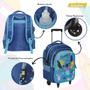 Imagem de Mochila Infantil de Rodinhas Lilo & Stitch Grande Reforçada