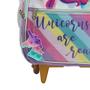 Imagem de Mochila Infantil Denlex com Rodinhas - Unicórnio POP IT