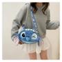 Imagem de Mochila Infantil Disney Stitch - Bolsa de Ombro em Pelúcia para Meninas e Pais