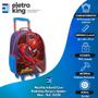 Imagem de Mochila Infantil Escolar C/ Rodas 18l Homem Aranha Cor Azul