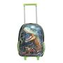 Imagem de Mochila Infantil Escolar de Rodinhas Dinossauro T-Rex - Clio Style