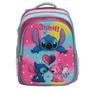 Imagem de Mochila Infantil Escolar Feminina Stitch Costas Resistente