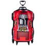 Imagem de Mochila Infantil Escolar Hot Wheels 3 Rodinhas Menino Vermelho Dawgzilla - Maxtoy Diplomata